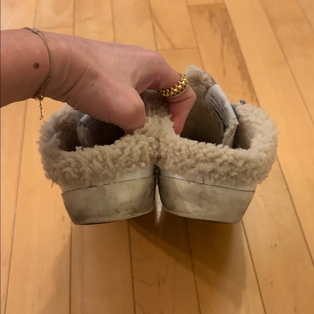 Golden Goose Superstar Sabot Shearling Sneakers / Mules, size 8 / 38 EU - Picture 7 of 16